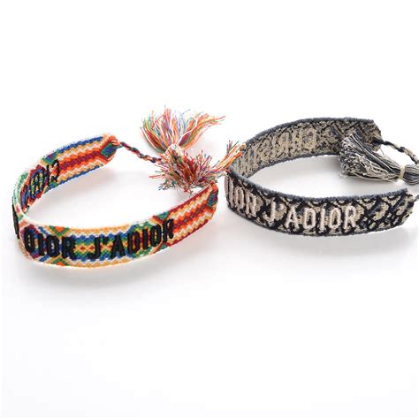 christian dior rope bracelet|christian dior bracelet woven price.